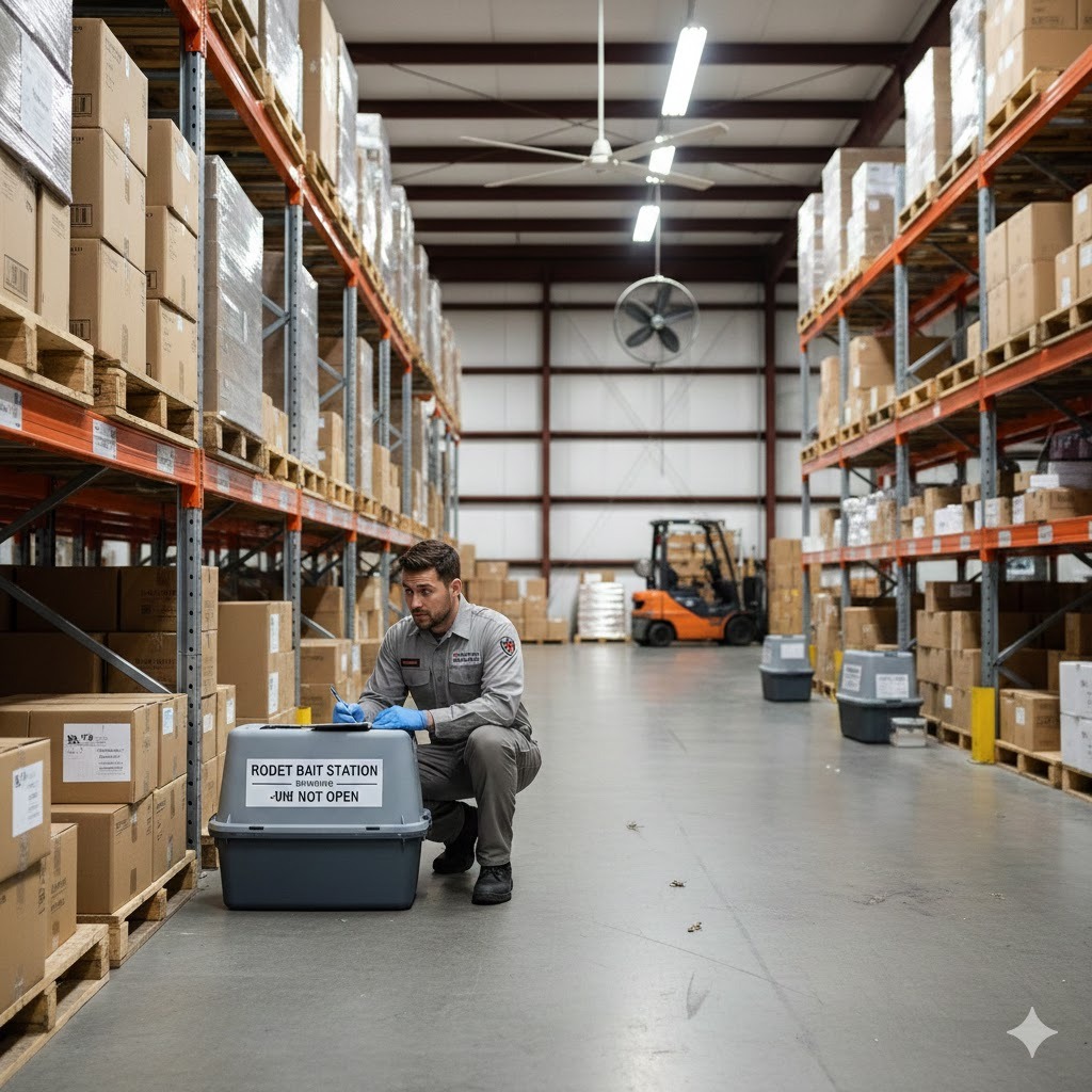Expert in a facility installing seismic control systems for Rodent Control